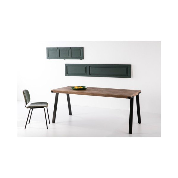 2 zaļo ēdamistabas krēslu komplekts Marckeric Mali-image-4