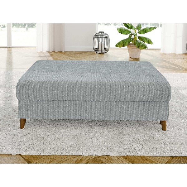 Gaiši pelēks kāju soliņš Ariella – Ropez-image-1