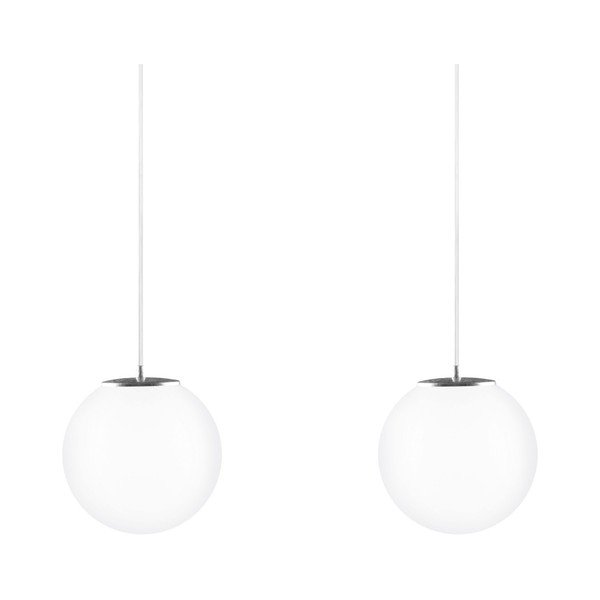 Balta dubultā piekaramā lampa Sotto Luce Tsuki M Elementary-image-1