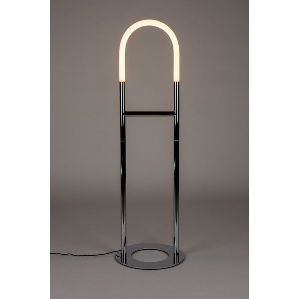 Sudraba krāsas LED stāvlampa ar regulējamu spilgtumu (augstums 135 cm) Arch – Zuiver-image-4