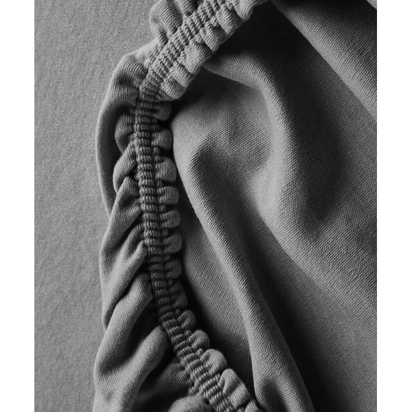 Pelēka/bēša divguļamā gultas veļa no ranforce kokvilnas ar palagu 200x220 cm – Mila Home-image-1