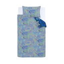 Zila/pelēka vienguļamā mikrošķiedras bērnu gultas veļa 135x200 cm Gamer – Catherine Lansfield