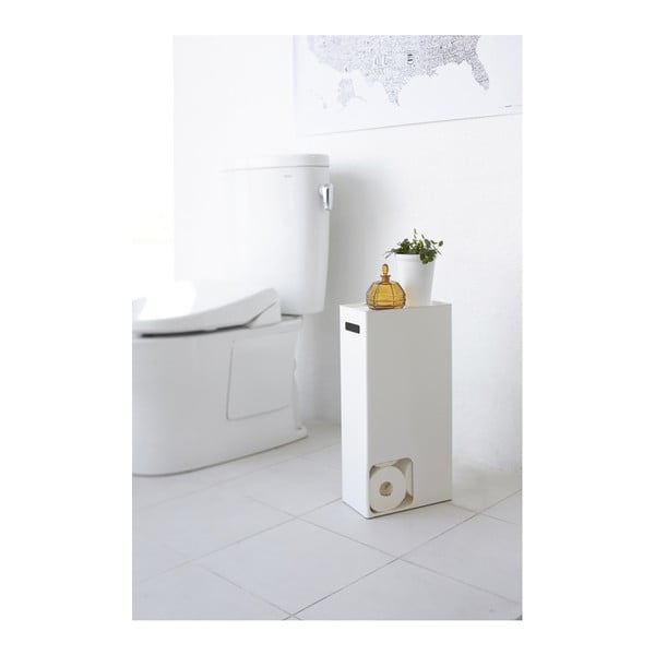 Balts tualetes papīra dozators YAMAZAKI Rin Stocker-image-1