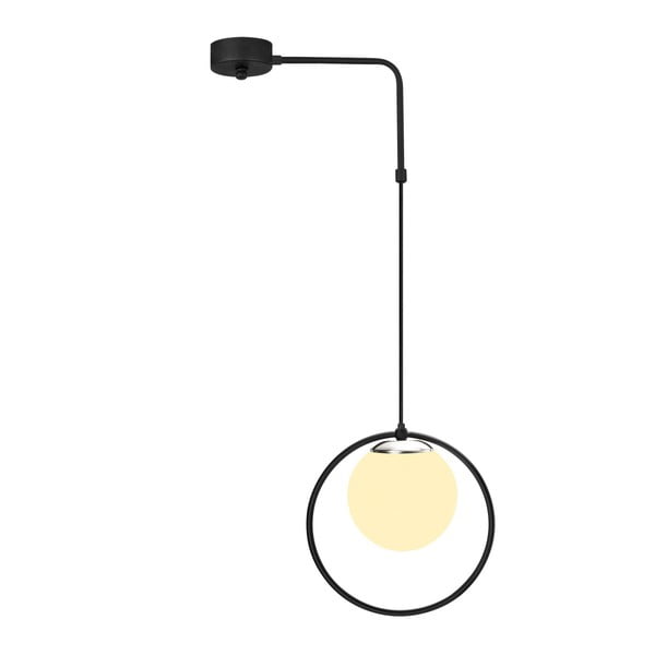 Melna metāla griestu lampa Opviq lights Elpidas-image-1