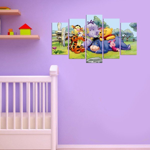 5-daļīga glezna Winnie the Pooh-image-1