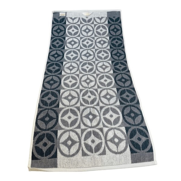 Pelēks kokvilnas dvielis 70x140 cm Compass – JAHU collections-image-2