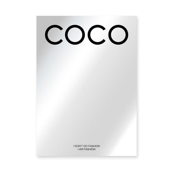 Sienas spogulis 50x70 cm Coco Chanel – Little Nice Things