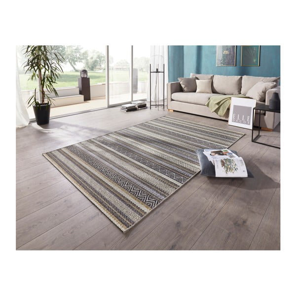 Zils āra paklājs Elle Decoration Bloom Rodez, 80 x 150 cm-image-1