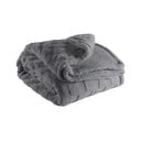 Pelēks mikroplīša pleds 150x200 cm Rava – Tiseco Home Studio