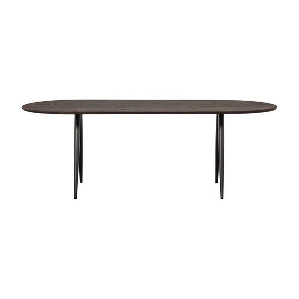 Ēdamgalds ar ozola masīvkoka galda virsmu 90x220 cm Tablo – WOOOD