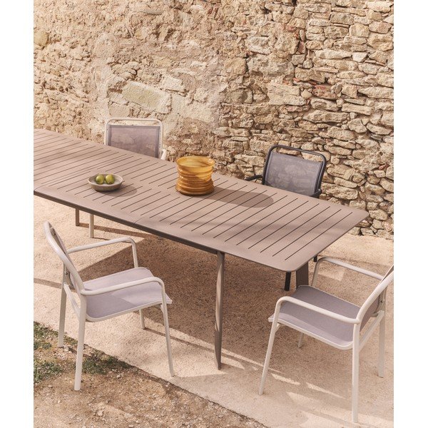 Metāla dārza ēdamgalds 100x205 cm Brela – Kave Home-image-2