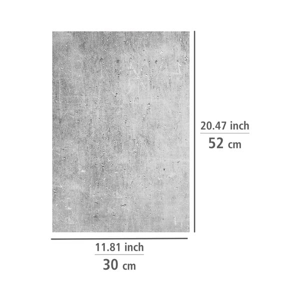 Plīts aizsargplāksnes no rūdīta stikla (2 gab.) 52x30 cm Concrete – Allstar-image-2