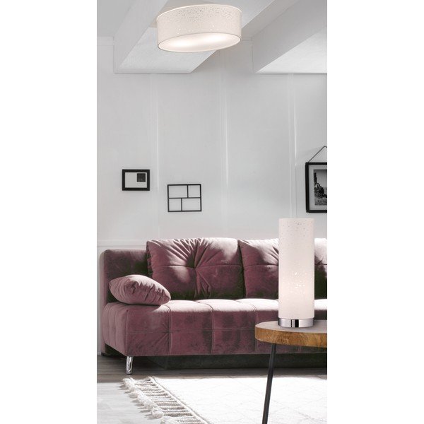 Balta galda lampa no auduma (augstums 35 cm) Thor – Fischer & Honsel-image-4