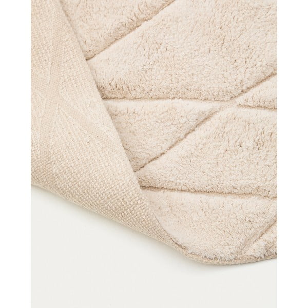 Bēšs vannas istabas paklājiņš 50x70 cm Nyana – Kave Home-image-3