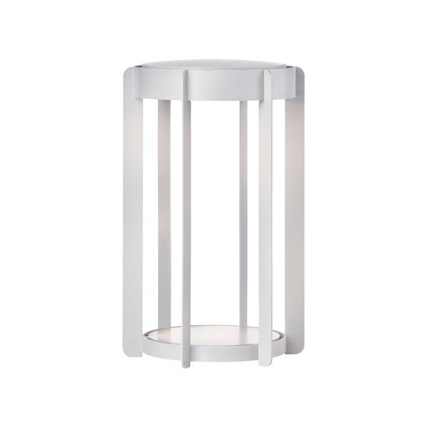 Gaiši pelēka āra LED laterna ar USB (augstums 30 cm) Firefly – Zone-image-2