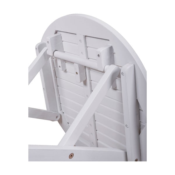 Eikalipta masīvkoka apaļš dārza sānu galdiņš ø 50 cm Mesa – Garden Pleasure-image-1