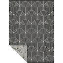 Melnbalts āra paklājs 160x230 cm Pangli Black – Hanse Home