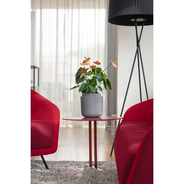 Pelēks pašapūdeņojošs puķu pods Plastia Tolita, ø 19 cm-image-2