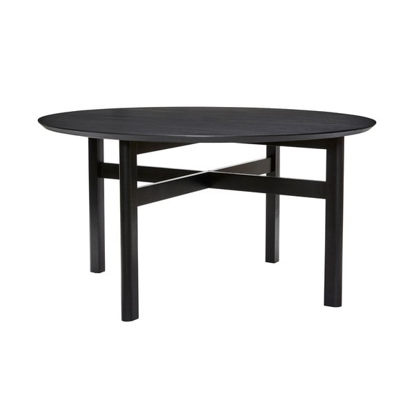Melns apaļš ēdamgalds ø 140 cm Fjord – Hübsch