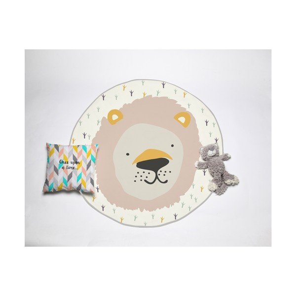Bērnu paklājs Little Nice Things Lauva, ⌀ 120 cm-image-3