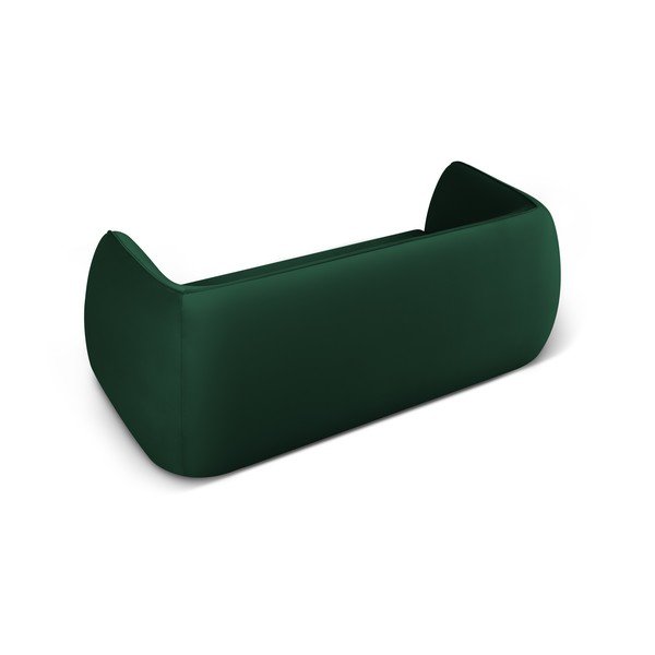 Zaļš samta dīvāns 190 cm Lando – Micadoni Home-image-3