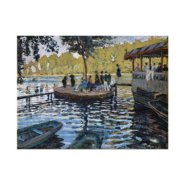 Klods Monē - La Grenouillère, 60x45 cm