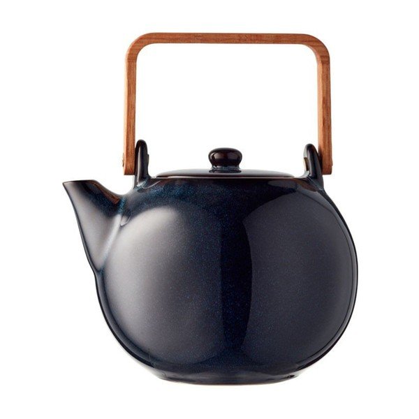 Tumši zila keramikas tējkanna ar sietiņu 1,2 l Gastro Blue – Bitz