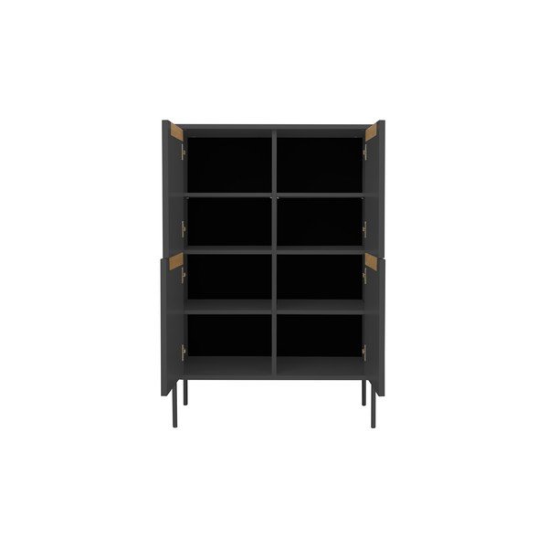 Melna kumode Tenzo Switch, 90 x 128 cm-image-4