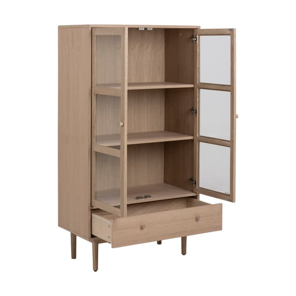 Vitrīna ar ozolkoka imitāciju 80x145 cm Aston – Actona-image-3