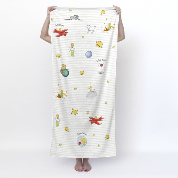 Balts bērnu dvielis 70x150 cm Son monde – Mr. Fox-image-1