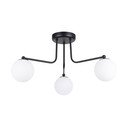Melnbalta griestu lampa Beam – Sollux
