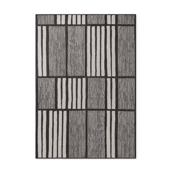 Melns/krēmkrāsas iekštelpu un āra paklājs 160x230 cm Haringey Allington – Ted Baker
