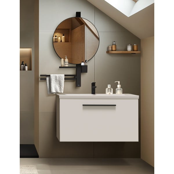 Sienas spogulis ar plauktu/ar pakaramo ø 51 cm ALU+ – Ideal Standard-image-2