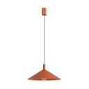Ķieģeļu sarkana tērauda piekaramā lampa ø 40 cm Zylo – Sollux