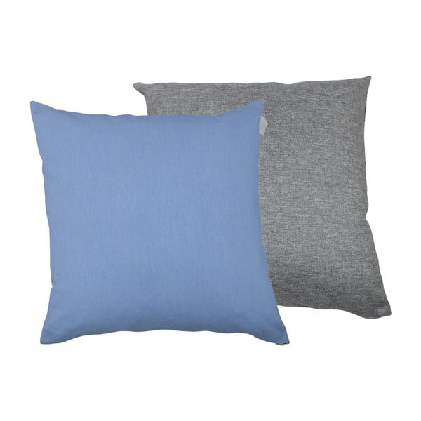 2 spilvenu komplekts ar pildījumu Karup Deco Cushion Blue Breeze/Granite Grey, 45 x 45 cm