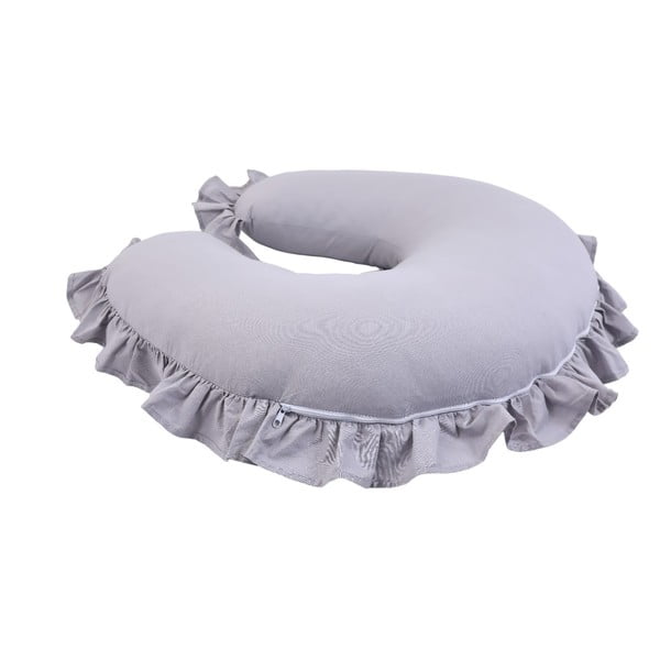 Pelēks zīdīšanas spilvens – Mila Home-image-2