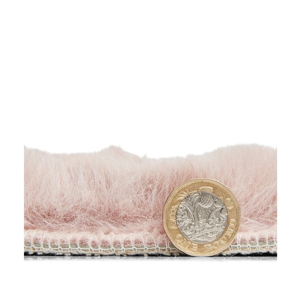 Rozā paklājs Think Rugs Teddy, ⌀ 120 cm-image-3