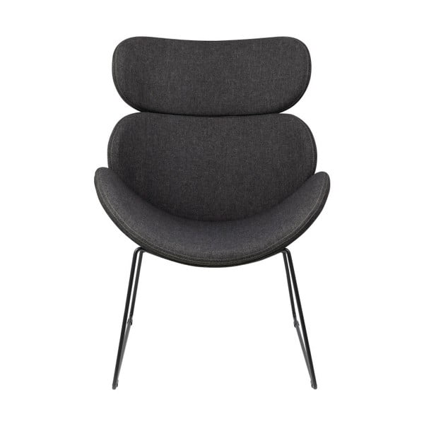 Tumši pelēks krēsls ar melnām kājām Actona Cazar-image-4