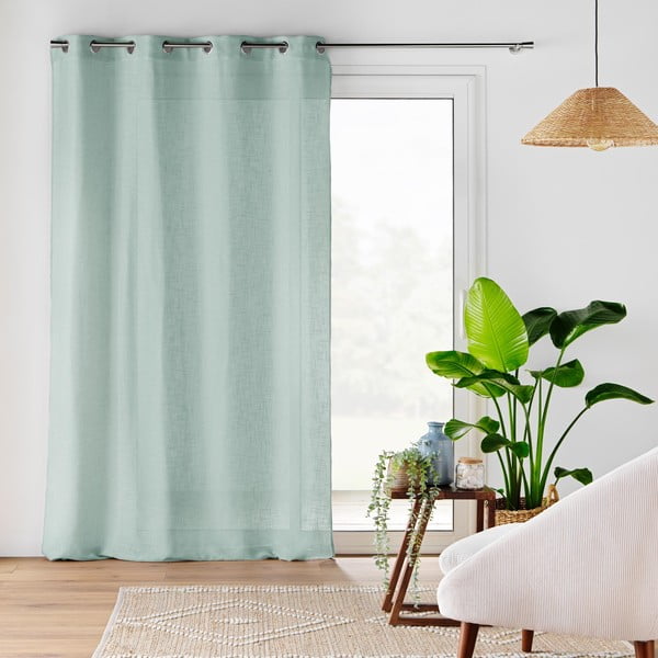 Zils dienas aizkars 140x280 cm Cloris – douceur d'intérieur-image-4