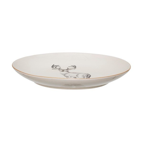 Balts keramikas šķīvis Bloomingville Noel, ⌀ 25 cm-image-1