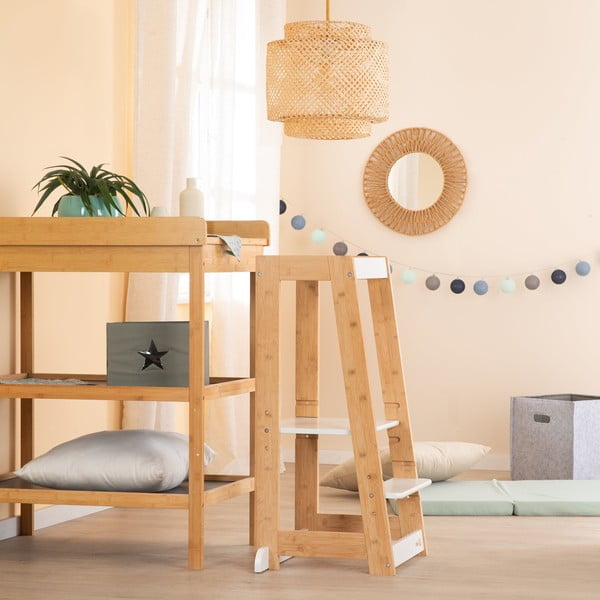 Balts bambusa bērnu kāpslītis – Roba-image-1