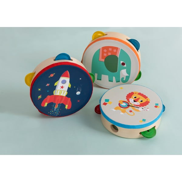 Muzikālā rotaļlieta Tambourine Animal Band – Rex London-image-4
