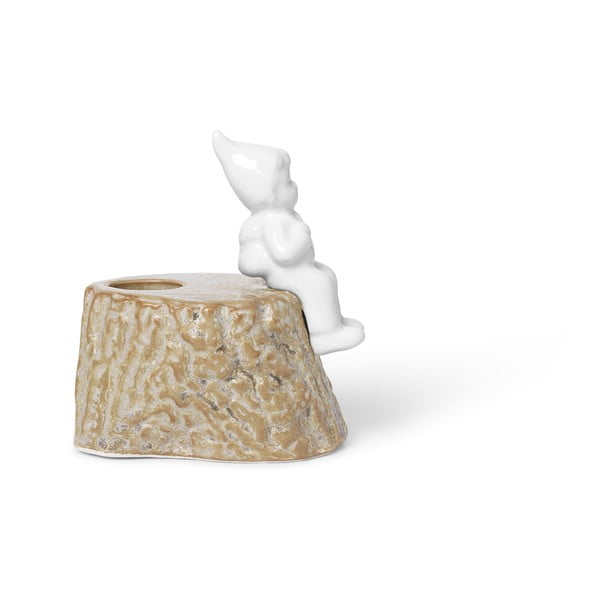 Ziemassvētku svečturis no porcelāna un keramikas Kähler Design, garums 9 cm-image-2