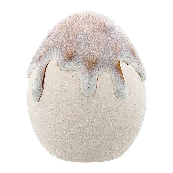 Pelēkas keramikas rotājums Bloomingville Egg