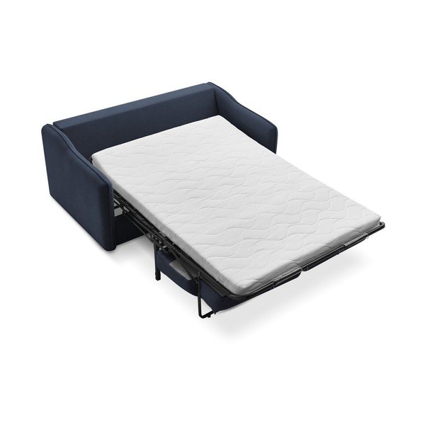 Tumši zils dīvāns gulēšanai/salokāms 178 cm Lenny – Bobochic Paris-image-4