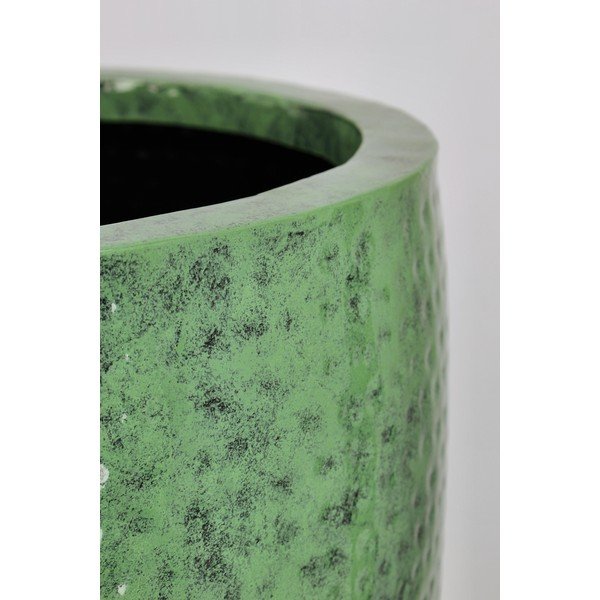 Metāla/emaljēti ar rokām radīti puķu podi (2 gab.) ø 45 cm Nirad – Bizzotto-image-2