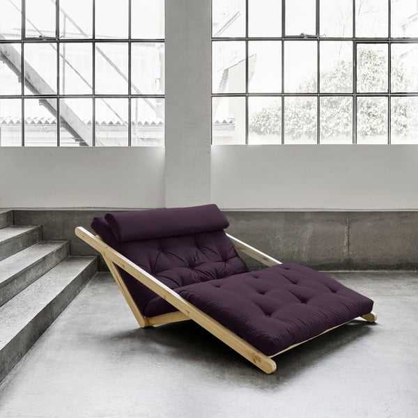 Karup Figo Raw/Purple divvietīgs maināms divvietīgs atpūtas krēsls