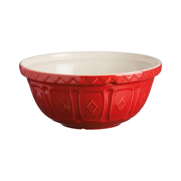 Sarkana keramikas bļoda Mason Cash Mixing, ⌀ 24 cm