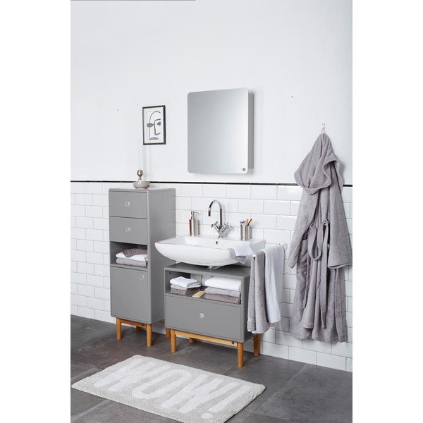Pelēks skapītis zem izlietnes 66x45 cm Color Bath – Tom Tailor-image-3