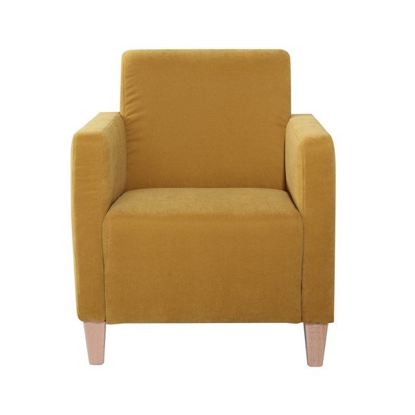 Dzeltens krēsls Max Winzer Milla Velor-image-4